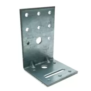 Image of Corner Angle Bracket kpw Heavy Duty Brace Reinforced diy Project - Size 90x60x60x2.5mm - Pack of 1