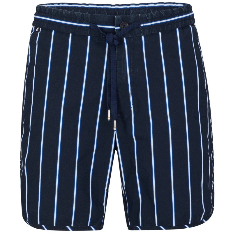 Image of Boss Kacey Drawstring Shorts - Blue Blue S