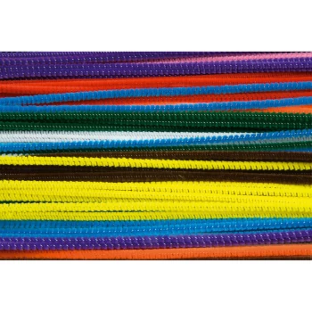 Image of Rapid Pipe Cleaners, 300mm x 4mm, Assorted Colours - Pack of 100