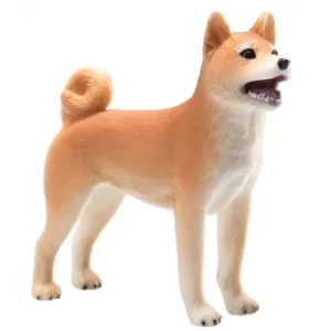 image of ANIMAL PLANET Mojo Farm Life Shiba Inu Toy Figure, Three Years and Above, Tan/White (387140)