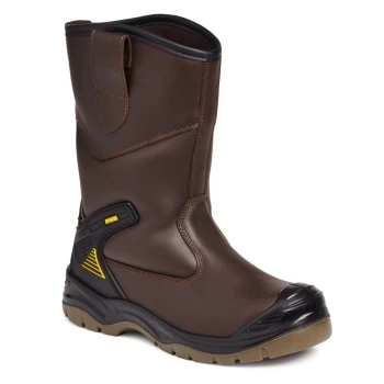 image of AP305 Brown Waterproof Rigger Boot - Size 10