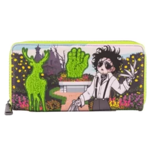Image of Loungefly Fox Edward Scissorhands Topiary Zip Around Wallet