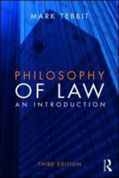Image of Philosophy of Law by Mark Tebbit Book