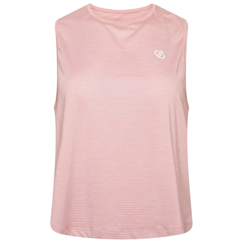 Image of Dare 2b 2b Mediate Cropped Vest Crop Top Womens - Pink Pink 8