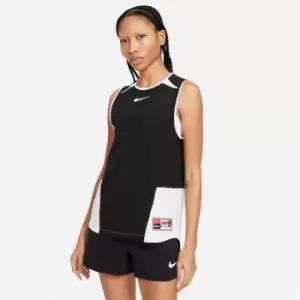 Image of Nike FC DriFit Sleeveless Football Top Womens - Black