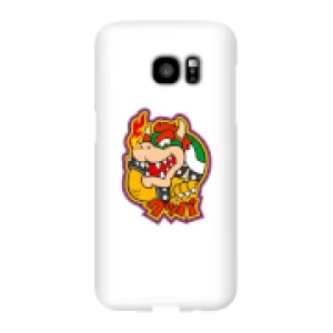 Image of Nintendo Super Mario Bowser Kanji Phone Case - Samsung S7 Edge - Snap Case - Gloss