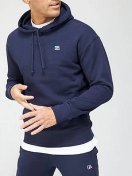 image of Russell Athletic Overhead Hoodie - Navy