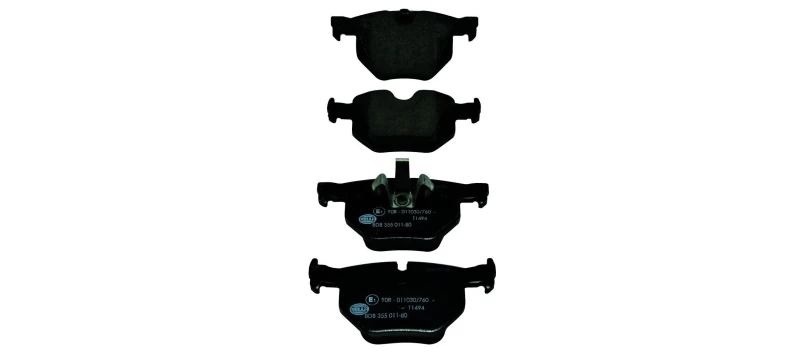 Image of HELLA Brake pad set HELLA 8DB 355 011-801