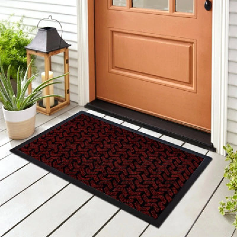 Image of RugsX Doormat Antislip Dunlop 3353 Red - Indoor, Outdoor 40X60 Cm