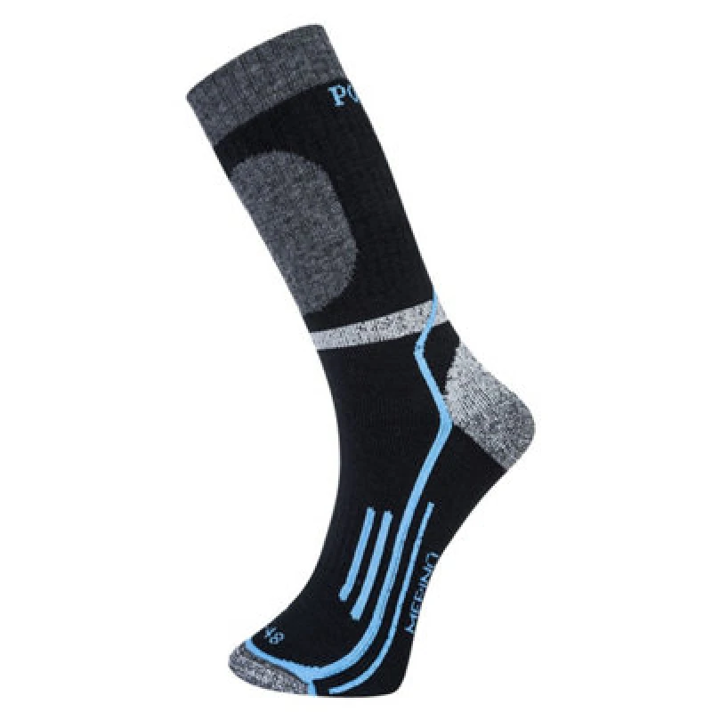 Image of Portwest Merino Wool Winter Socks SK34BKR44-48 Colour: Black