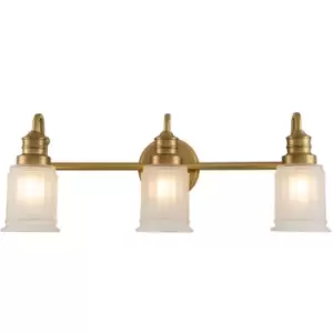 image of Elstead Quoizel Swell Wall Lamp Brushed Brass, IP44