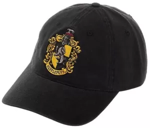 Image of Harry Potter Hufflepuff Embroidered Cap - Black