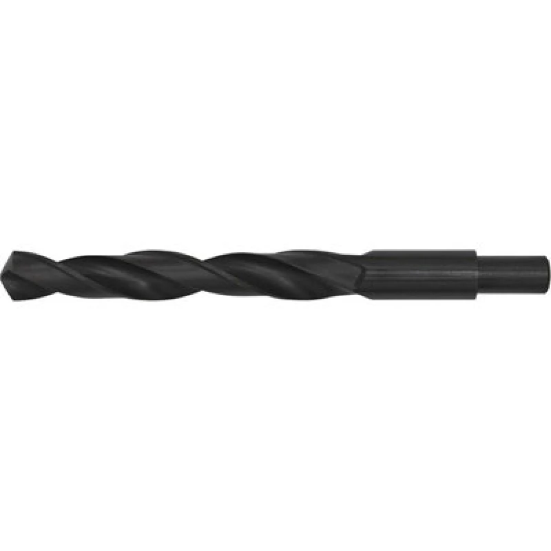 Image of Loops 17 x 185mm HSS Roll Forged Blacksmith Drill Bit - Reduced Shank - 125mm Flute Black
