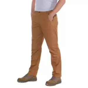 Image of Carhartt Mens Steel Relaxed Cordura Double Front Trousers Waist 42' (107cm), Inside Leg 32' (81cm)