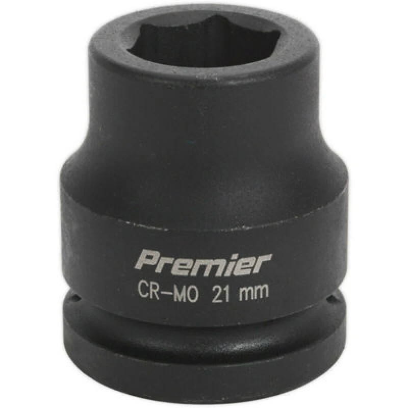 Image of Loops 21mm Forged Impact Socket - 3/4" Sq Drive - Chromoly Impact Wrench Socket Multi