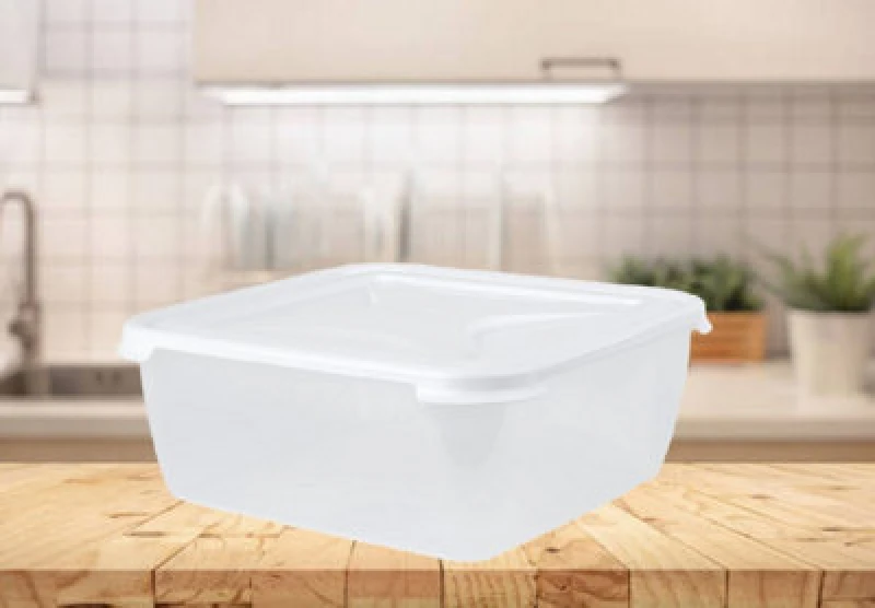 Image of Wham Cuisine Polypropylene Square Food Storage Box Container 10ltr