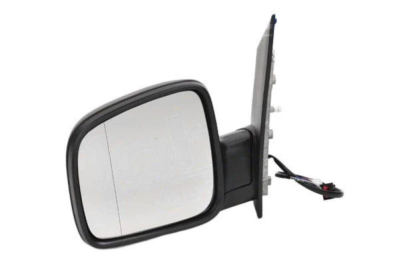 Image of JOHNS 95 62 37-21 Wing mirror Left, black, Heatable Outside Mirror (50)