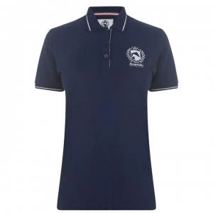 image of Requisite Classic Polo Shirt Ladies - Navy