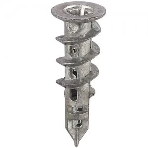 Select Hardware Plasterboard Driva Metal Plug with Screws 10 Pack