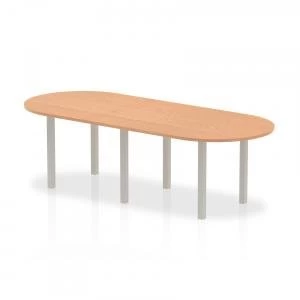 Image of Trexus Boardroom Table 2400x1200x730mm Oak Ref I000792