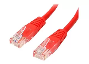 image of StarTech Category 5e 350 MHz Molded UTP Red Patch Cable (1.8m)