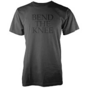 Image of Bend The Knee Grey T-Shirt - L