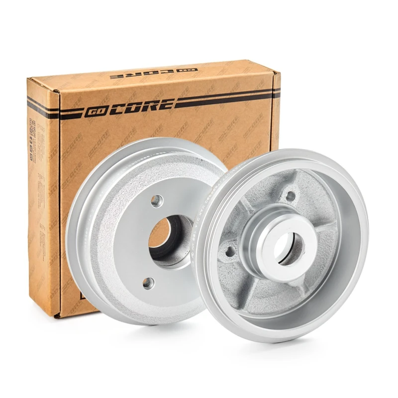 Image of goCORE GCA230077 Brake Drum 201mm, without wheel bearing Brake Drum (123)