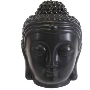 Image of Black Buddha Head Oil Burner