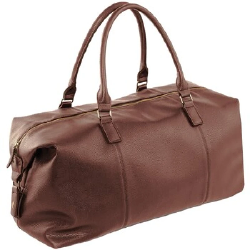 Image of Quadra Mens Nuhide Weekender Holdall in Tan Tan Male