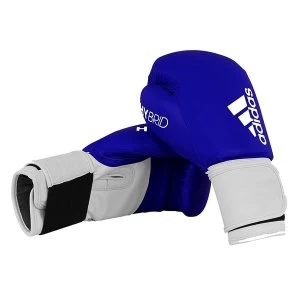 Image of Adidas 100 Hybrid Boxing Gloves Blue 14oz