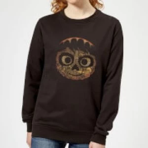 Image of Coco Miguel Face Womens Sweatshirt - Black - S