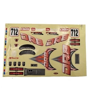 Image of Ftx Dr8 Decal - Red