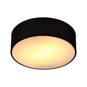 Image of Ceiling Lamp Fabric 30cm Black