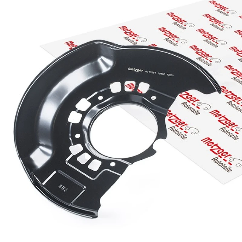 Image of Brake disc backing plate METZGER 6115251