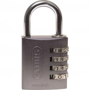 image of Abus 145 Series Aluminium Combination Padlock 40mm Titanium Standard