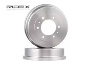Image of RIDEX Brake Drum PEUGEOT,CITROEN 123B0034 424724,91509908,424724 Rear Brakes,Drum Brake