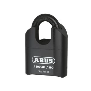 ABUS Mechanical 190/60 60mm Heavy-Duty Combination Padlock Closed Shackle (4-Digit) Carded