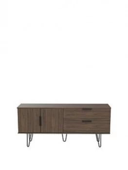 Image of Swift Tokyo Low Sideboard/Tv Unit - Fits Up To 42" TV - Walnut Effect