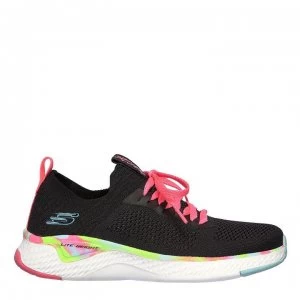 image of Skechers Fuse Girls Runners - Black/Multi