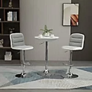 image of Homcom Armless Bar Stool 2 Pieces