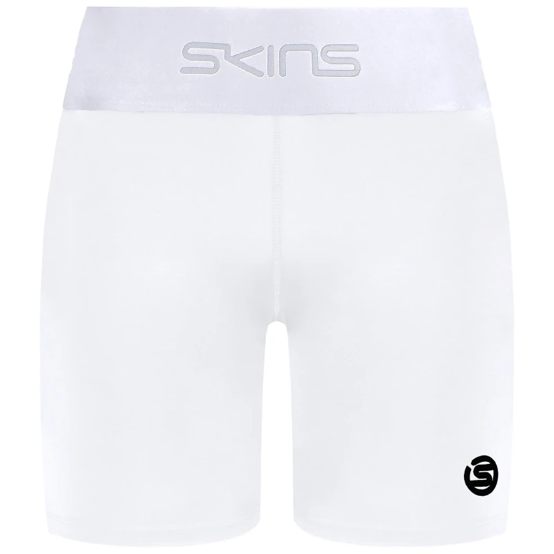 Image of Skins Womens Series-1 White Compression Shorts Size: Small White Female S