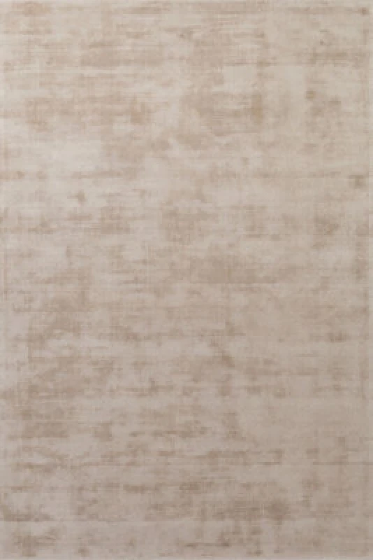 Image of The Rugs Vikosa Jane Viscose Soft Plain Rug Living Room In Beige