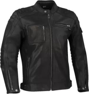 Image of Segura Juan Motorcycle Leather Jacket, black, Size S, black, Size S