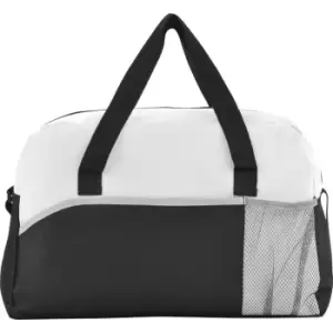Image of Bullet The Energy Duffel Bag (43.2 x 21.6 x 28 cm) (Solid Black/White/Grey)