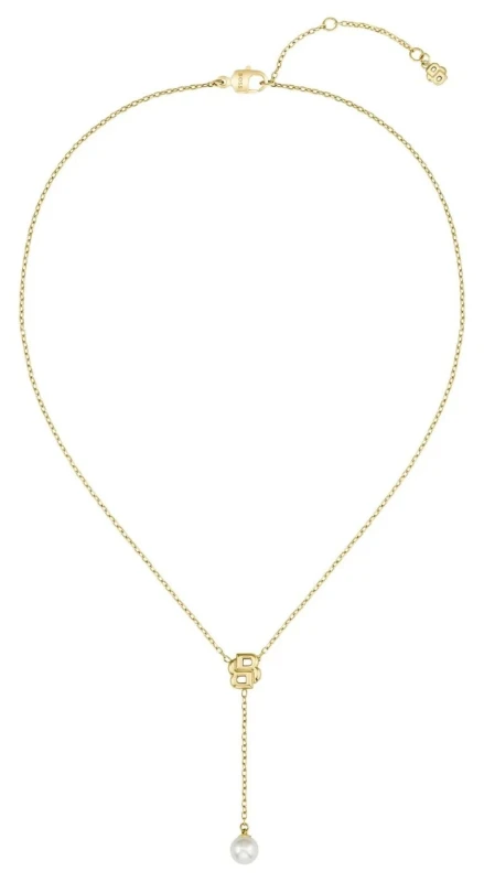 Image of BOSS 1580838 Double B Mirelle Necklace Stainless Jewellery