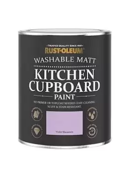 image of Rust-Oleum Kitchen Cupboard Paint In Violet Macaroon - 750 Ml Tin