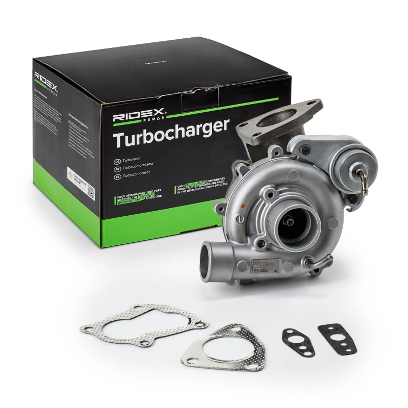 Image of RIDEX REMAN 2234C10517R Turbocharger Incl. Gasket Set Charger,charging system (2234)