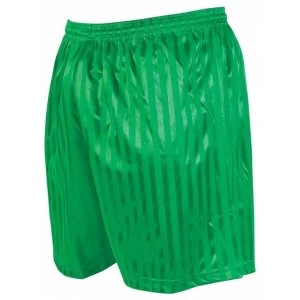 Image of Precision Striped Continental Football Shorts 26-28" Green