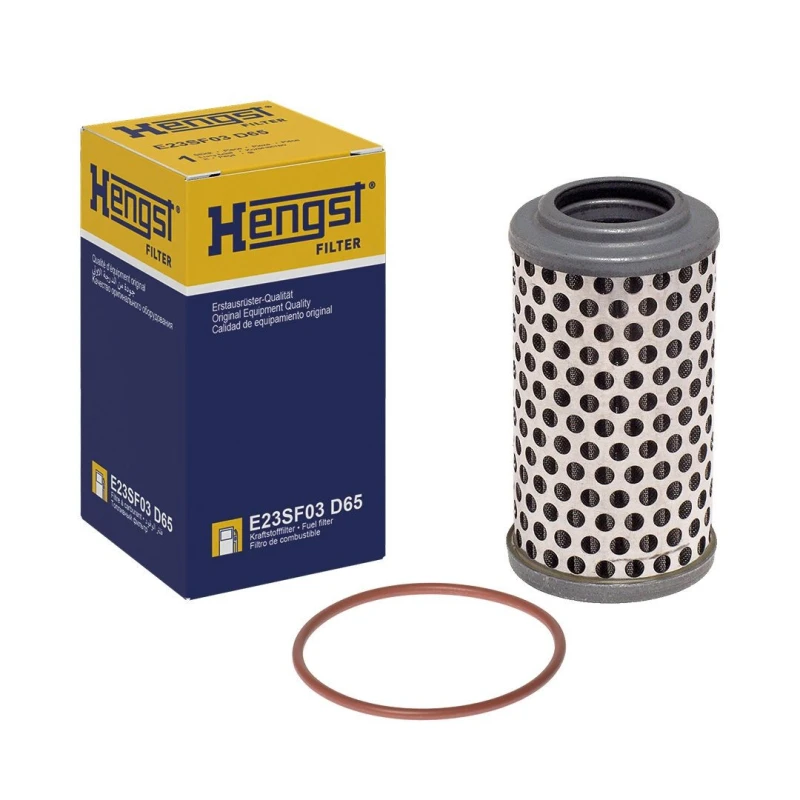 Image of HENGST FILTER E23SF03 D65 Fuel Filter with gaskets/seals Fuel filter (9)