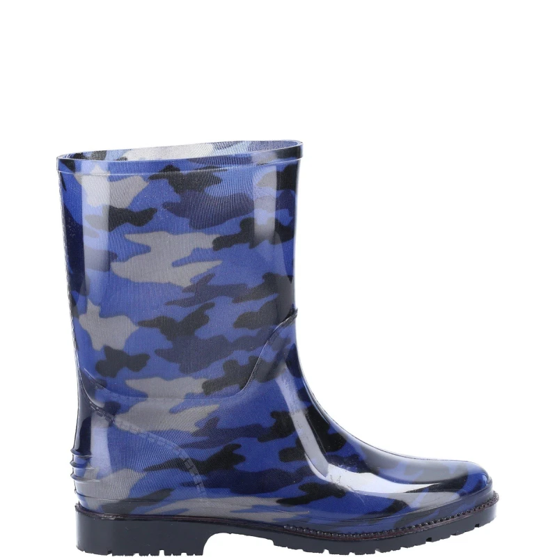 Image of Cotswold PVC Jnr Wellington Navy male UK4 EU20